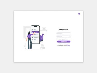 Registration Page app form registration ui ux webdesign website