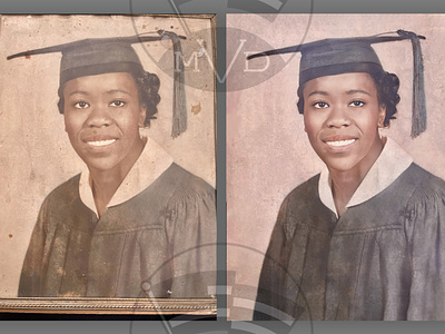 Photo Restoration adobe photoshop before and after color correction content aware graduation photo edit photo editing photo manipulation photo project photo restoration photo work photoshop photoshop project photoshop work spot healing