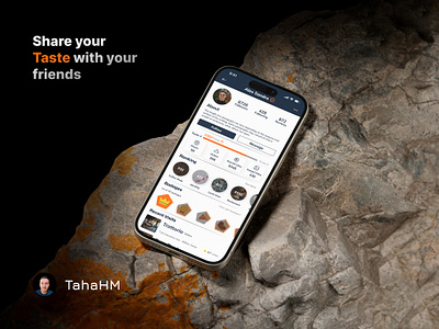 Share Your Tastes app figma graphic design ui ux
