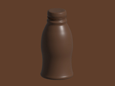 3D Plastic bottle bottle branding graphic design