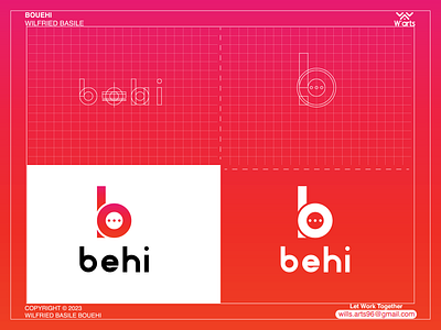 Behi Dating App branding graphic design logo