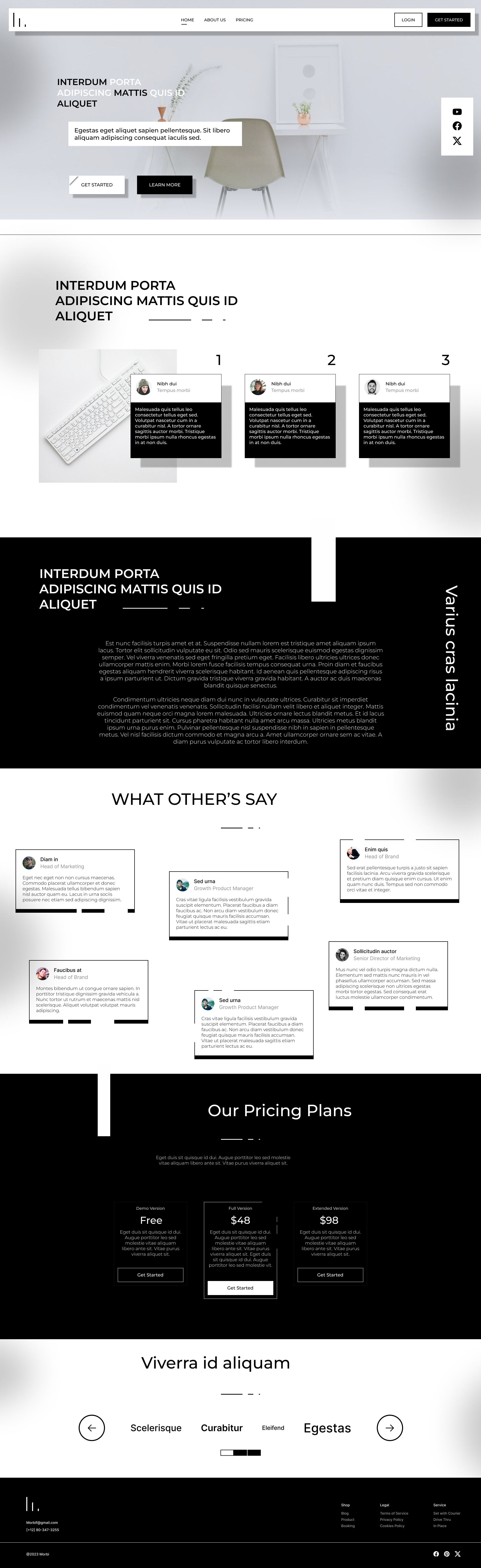 Website Home Page app branding design graphic design illustration logo typography ui ux vector