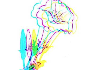 flower bloom digital art floral flower plant