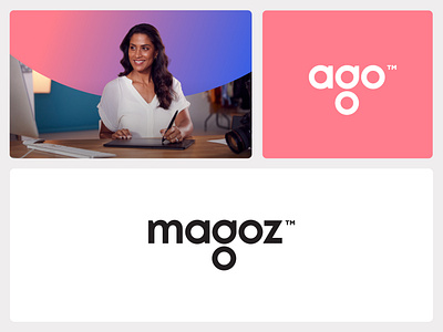 Magoz Logo brand design design agency g g logo minimal minimalistic modern q q logo simple type logo typography