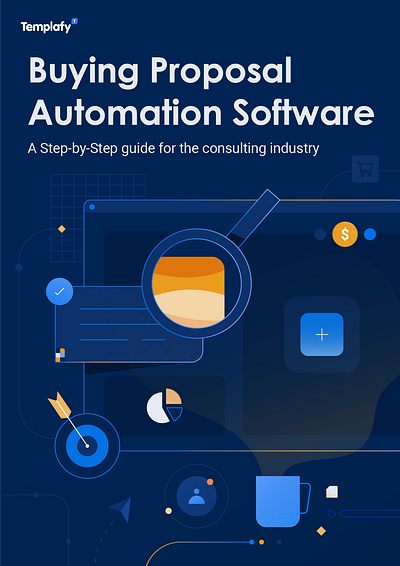 Buying Proposal Automation Software Cover design illustration