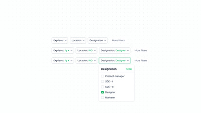 Dropdown filters design dropdown dropdown filters filter product design saas ui ux