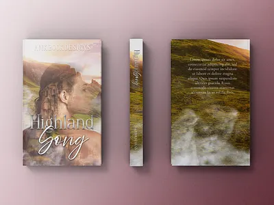 Highland Song book book cover book cover design design graphic design