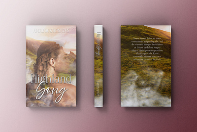 Highland Song book book cover book cover design design graphic design