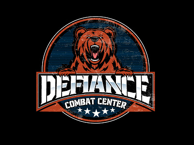 Defiance Combat Center branding graphic design logo