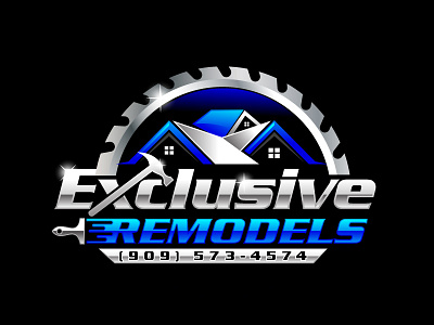 Exclusive Remodels branding graphic design logo