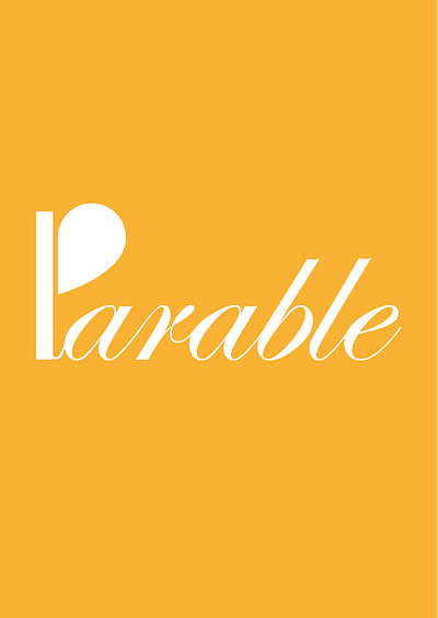 Parable writing logo design graphic design logo vector