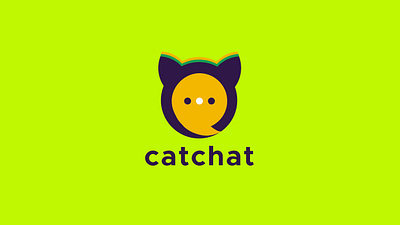Cat chat logo design for the company 3d animation branding cat logo chat logo design flat logo graphic design illustration logo logo design logo minimal design minimalist logo motion graphics ui vecor art vector vector illustrations vector logo web