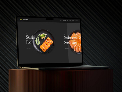 Sushiya - Japanese Restaurant Website Design food japan japanese restaurant sushi ui ui design web design website