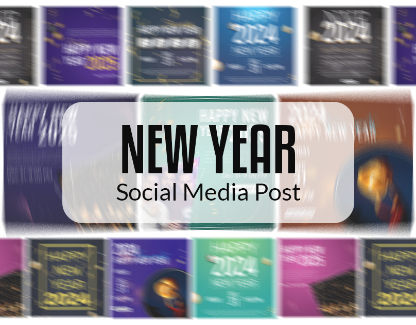 New Year Social Media Post Design colorful graphic design mahfuz jayed new year new year eve new year festive new year ocation new year post social media