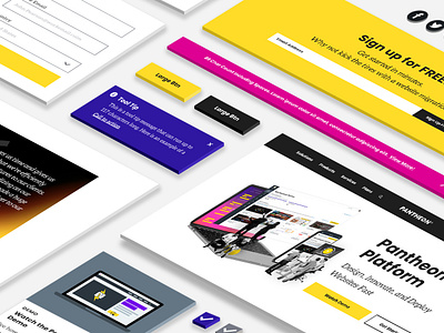 Pantheon.io Design System Swamp branding design systems ui