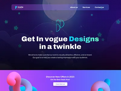 Insite Pixels Website Ui design branding creativelogos design designportfolio graphic design illustration logo ui ux vector