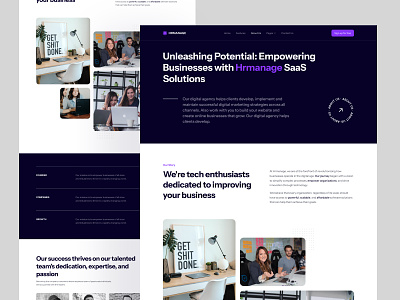 About Us Page - SaaS Website about page about us about us page about us page design landing page page design saas about us saas company story web design webflow webflow about page webflow design webflow template
