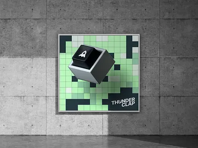 Advert ThunderClap 3d advert animation billboard brand branding graphic design hoarding illustration logo marketing minimal motion graphics ui