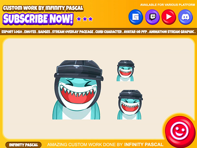 🦈🤮Unique Shark Vomits Animated Emote🦈🤮 animation custom emotes twitch design discord emotes facebook emotes graphic design illustration logo loyalty badges puke shark stream overlay stream package twitch twitch emotes twitchemotes vomit youtube emotes