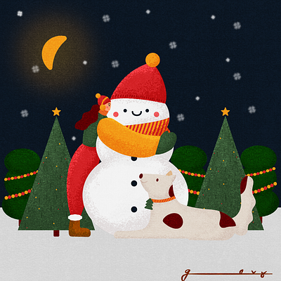 Christmas Is Coming affinitydesigner characterdesign design graphic design illustration vector