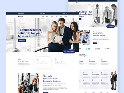 Creative Multipurpose HTML Template - Bruce startup
