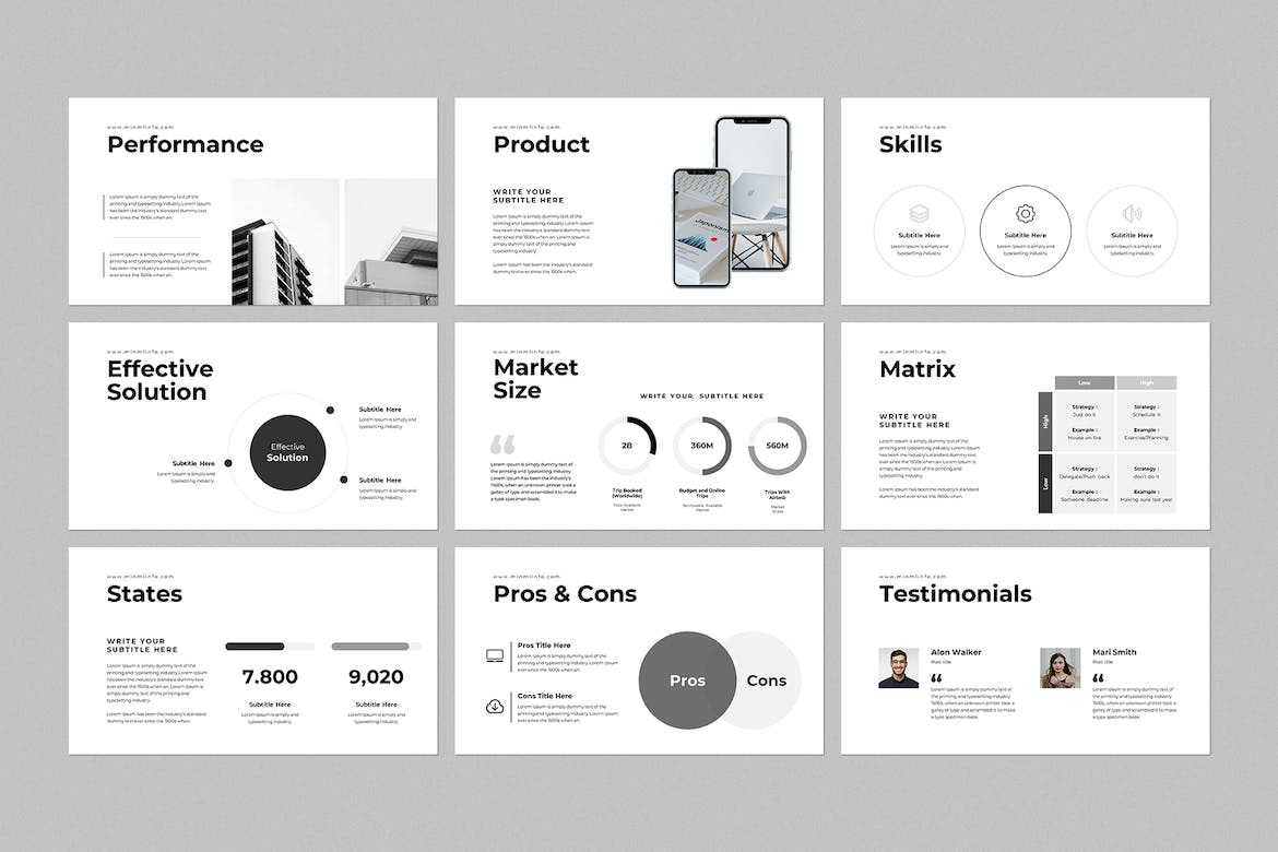 Simple Powerpoint Presentation Template By Klit Vogli On Dribbble