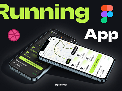 Running App casestudy graphic design ui uiux ux