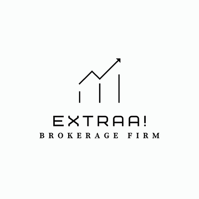 Extraa! Brokerage Firm Logo branding graphic design logo