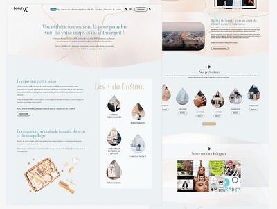 Beauty salon design figma graphic design ui ux web webdesign websitedesign