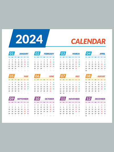 Free Vactor Corporate Calendar Design Template 2030 holiday calendar background best calendar design branding business calendar design graphic design illustration modern calendar