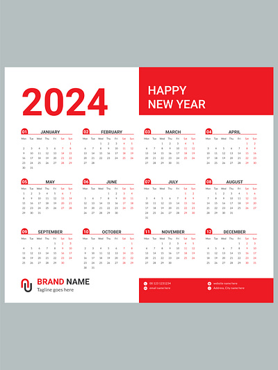 Free Vactor Corporate Calendar Design Template 2030 holiday calendar background best calendar design branding business calendar design graphic design illustration modern calendar