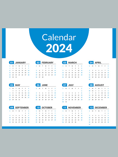 Free Vactor Corporate Calendar Design Template 2030 holiday calendar background best calendar design branding business calendar design graphic design illustration modern calendar