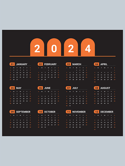 Free Vactor Corporate Calendar Design Template 2030 holiday calendar background best calendar design branding business calendar design graphic design illustration modern calendar