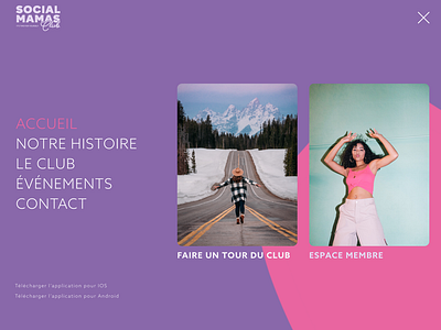 Women club design figma ui ux web webdesign websitedesign