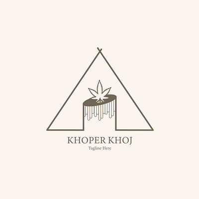 Camping Logo bohu branding design graphic design ill illustration logo minimalist logo travel vector