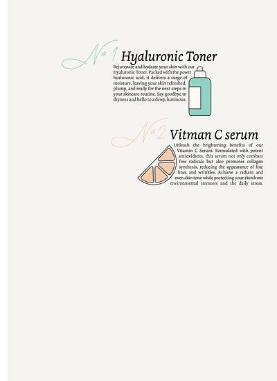 Skin Care Article adobe article design font graphic design icon illustration page skin care typography