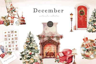 December Christmas december christmas xmas card graphics