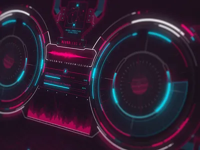 Neurolens X dark design figma futuristic illustration interface ui