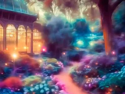 Metaverse Wonderland 3d ai animation graphic design logo motion graphics