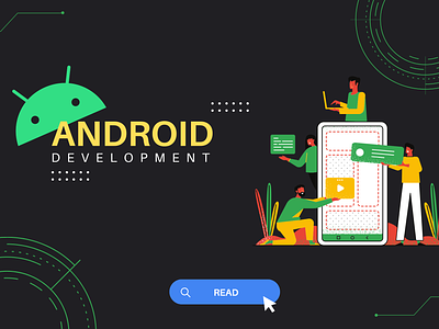 Crafting the World of Android Development android android dev canva design gdsc infographic java kotlin