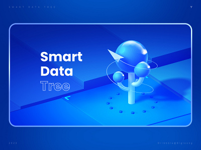 Smart Data Tree 3d animation data smart tree