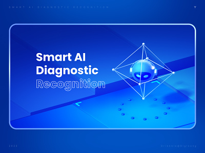 Smart AI diagnostic recognition 3d ai animation diagnostic recognition smart