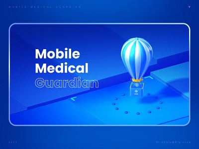 Mobile Medical Guardian 3d animation design hot air balloon medical mobile