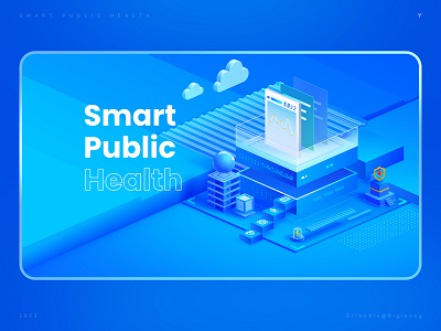 Smart Public Health 3d animation blue health public smart spline
