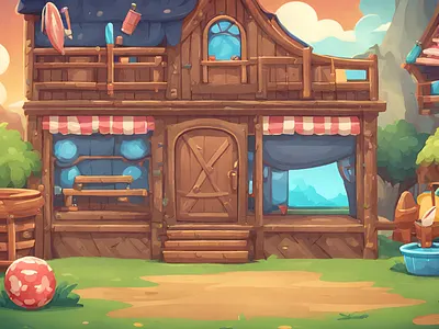 Game Background Illustration Design background game graphic design illustrator mobile wallpaper