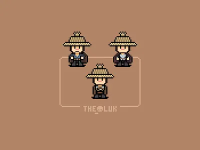 Pixel Art Characters - Big Throuble in Little China big throuble in little china characters pixel art pixel artist retro games theoluk video games