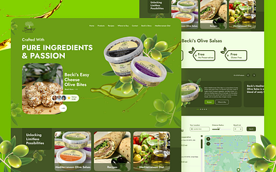 Becki's Kitchen Website UI/UX Design ecommerce ecommerce website figma kitchen website shopify store shopify website shopping website ui ux