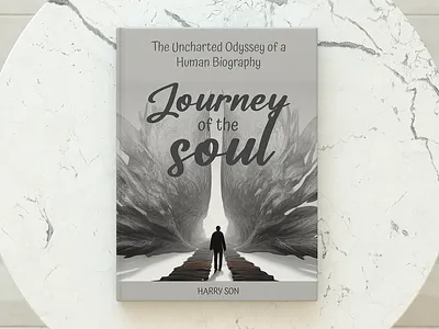 The book Journey of the soul adobe illustrator book book cover cover design graphic design layout magaziyne photo