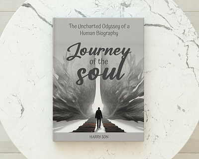 The book Journey of the soul adobe illustrator book book cover cover design graphic design layout magaziyne photo