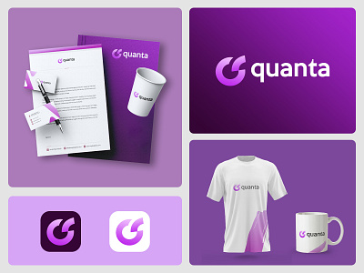 Quanta Logo & Branding Design brand brand guide design brand identity brand logo branding branding guide creative creativelogo design graphic design logo logo branding logo portfolio logodesign logos minimalist minimalist design minimalist logo minimalistlogo quanta logo